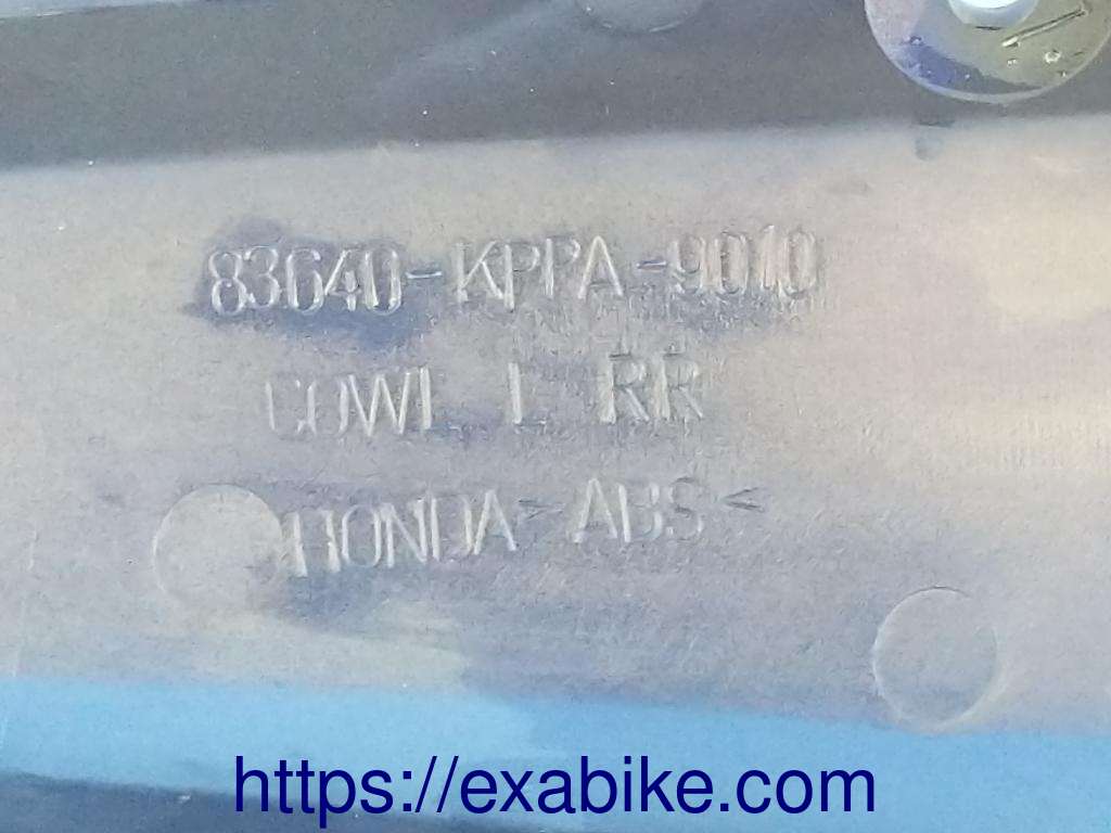 rear side fairing, left Honda CBR 125 - photo 3