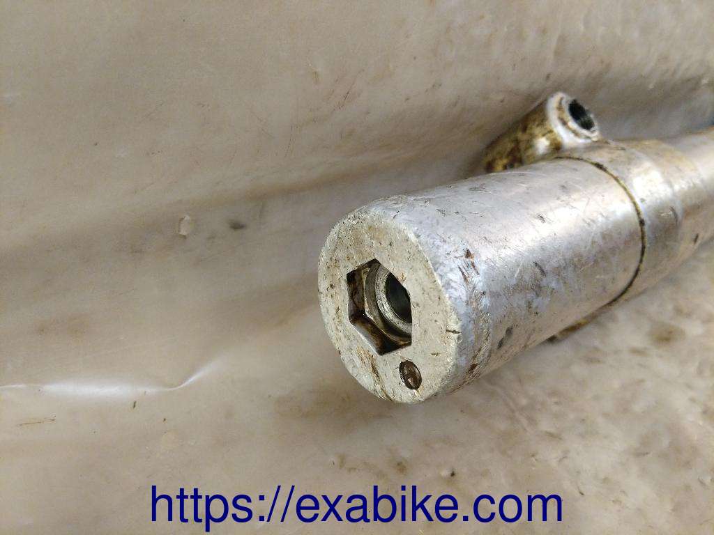 lower fork case, left Yamaha YZ 250 - photo 2