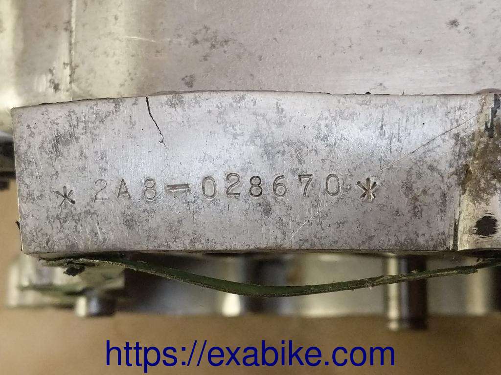 crankcase, right Yamaha DTMX 125 - photo 3
