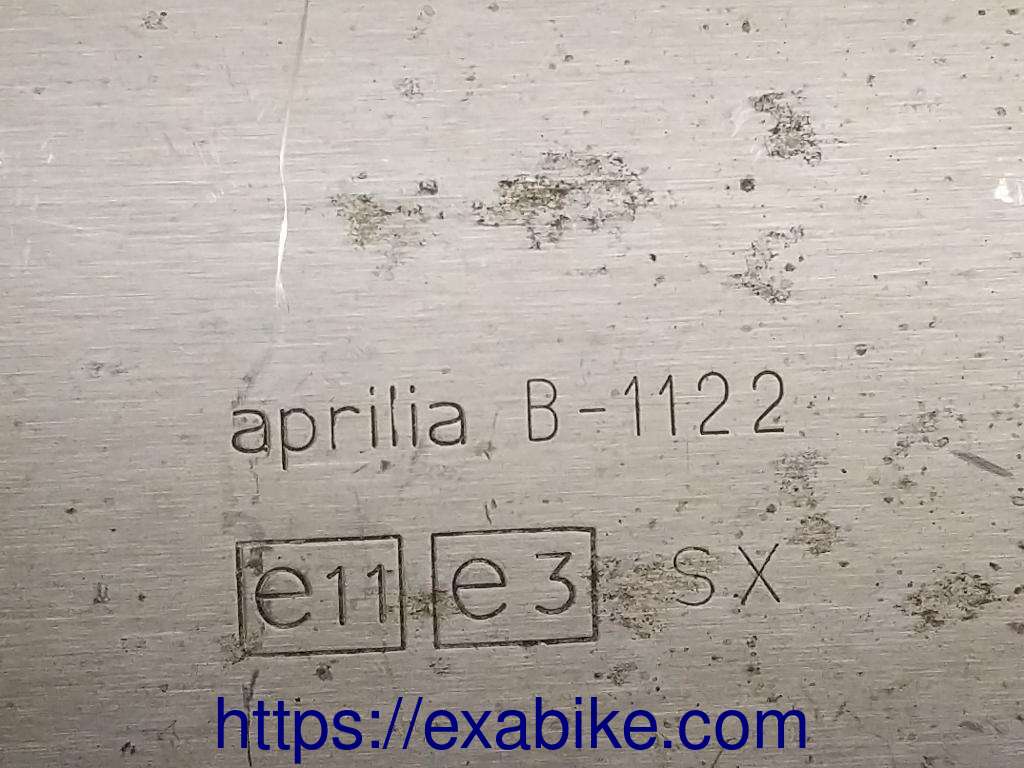 muffler, left Aprilia ETV 1000 Caponord - photo 4