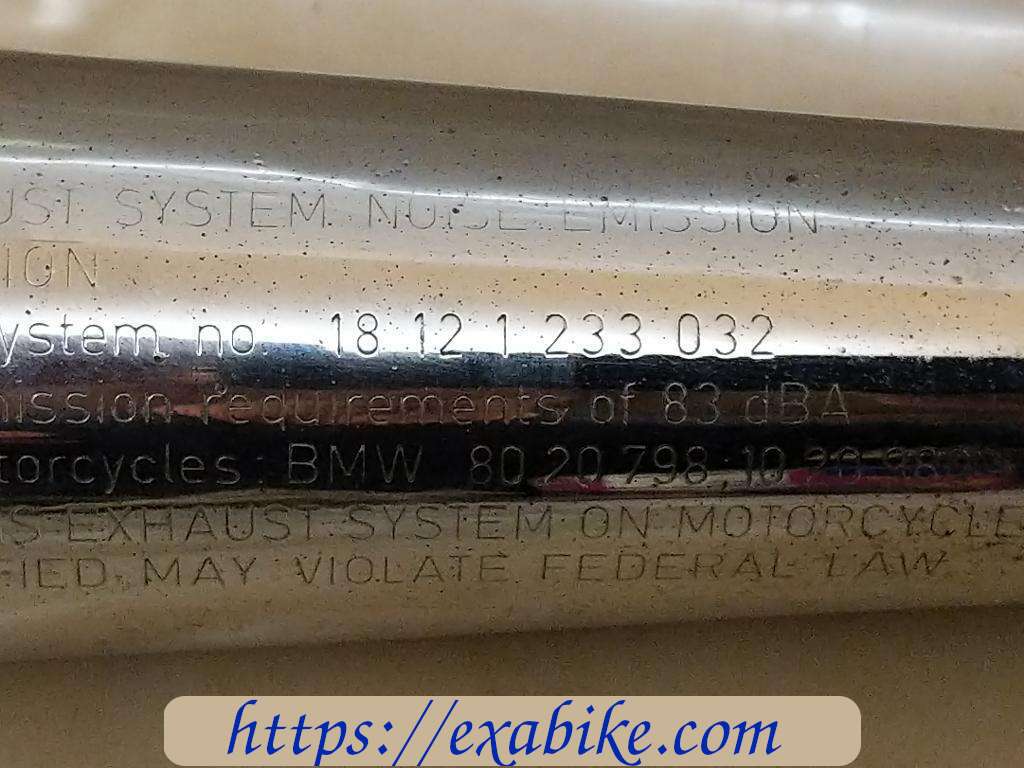 muffler, right BMW R75 - photo 2