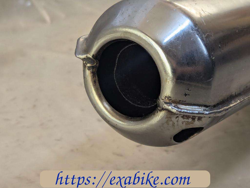 exhaust, right Suzuki GT 125 - photo 4