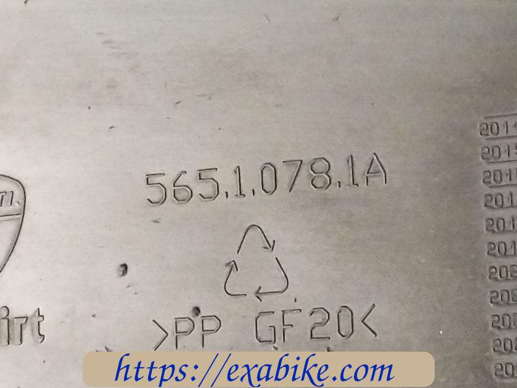 rear wheel lower cover Ducati Multistrada 1260 S - photo 4