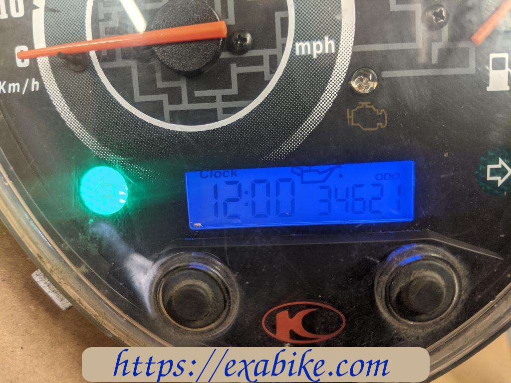 dashboard Kymco 50 Agility - photo 4