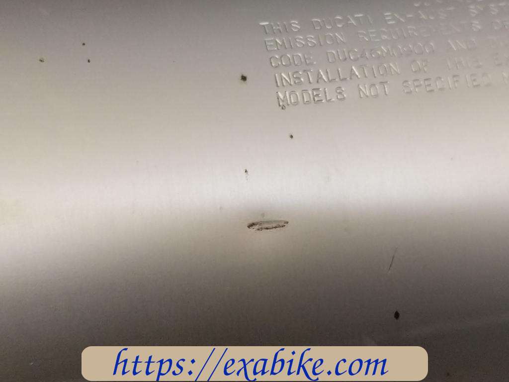 muffler, right Ducati 750 Monster - photo 2