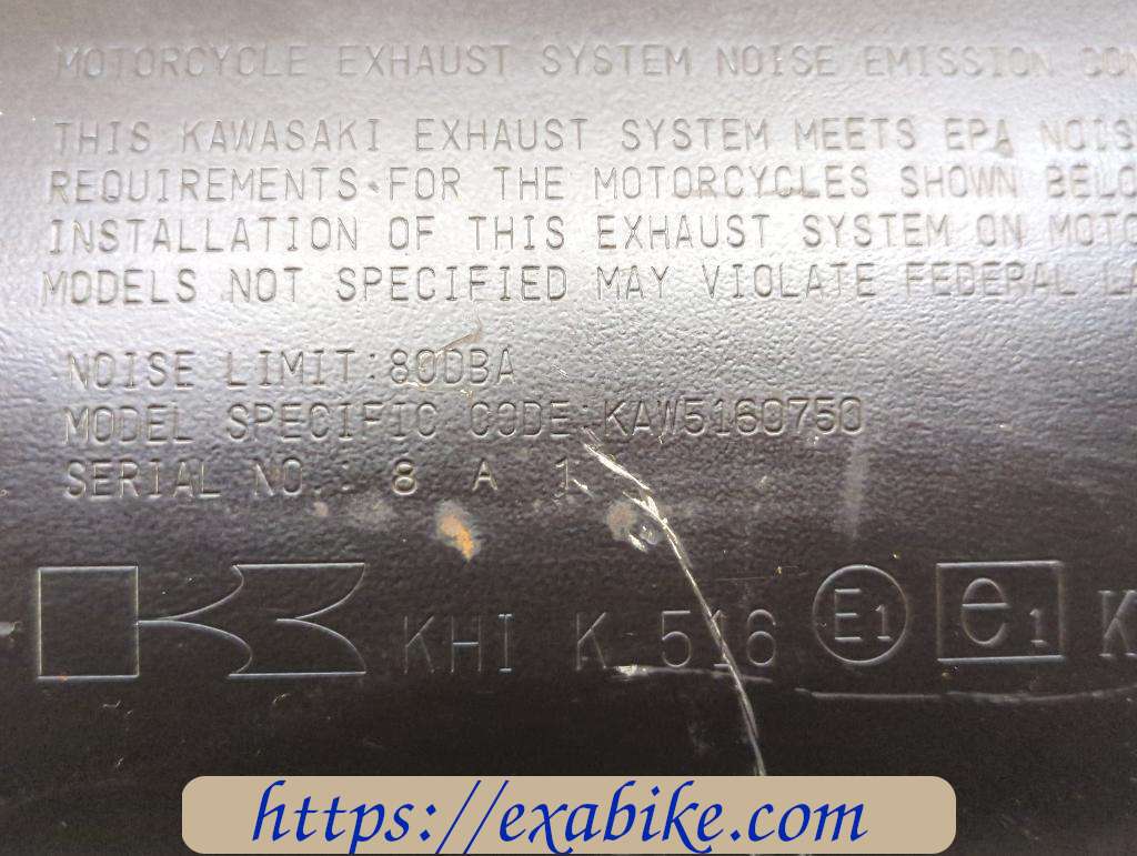 muffler Kawasaki Z 750 - photo 5