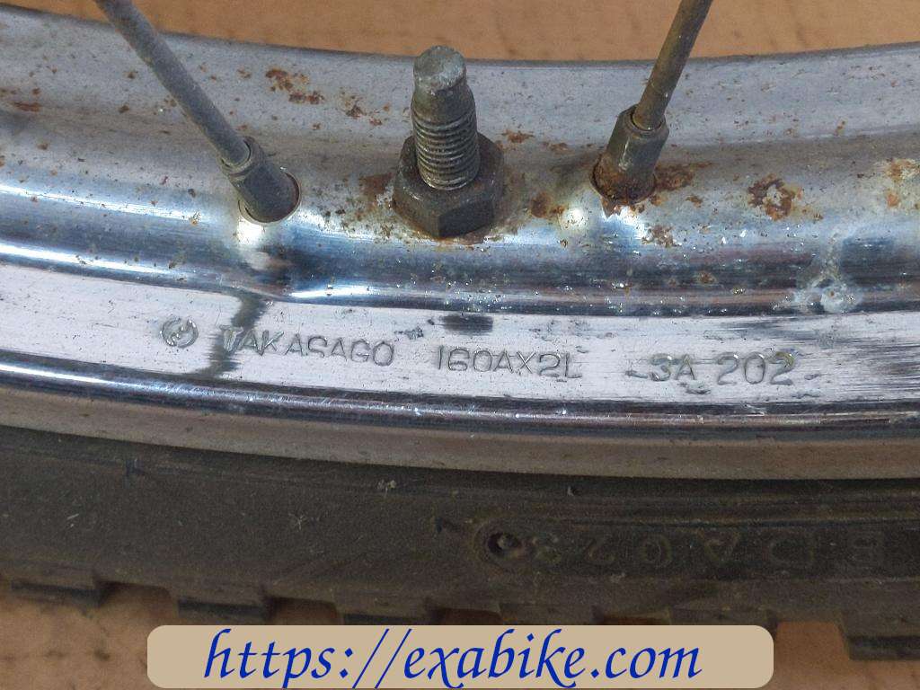 roue avant Yamaha DT 250 - photo 3