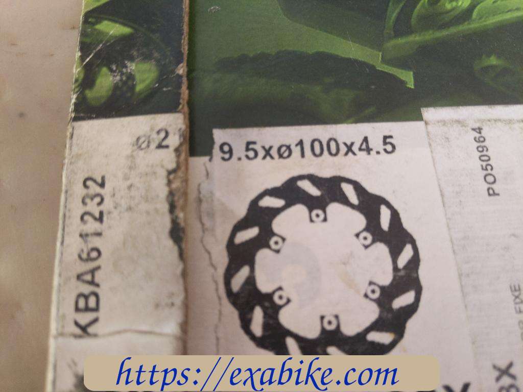 brake disc, rear Kawasaki KX 125 - photo 2