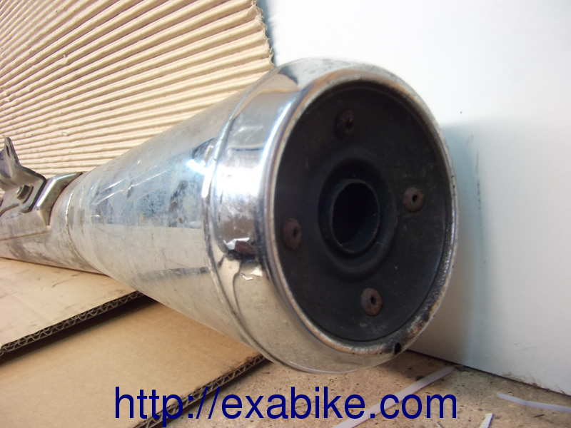 right exhaust Honda CB750F - photo 3