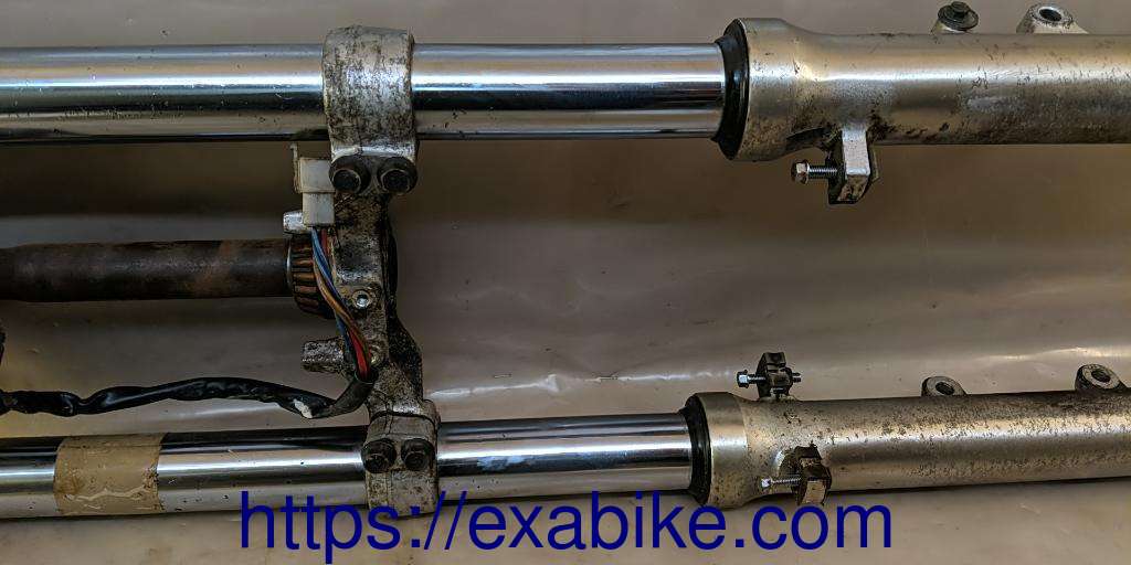 front fork Yamaha FZR 1000 - photo 2