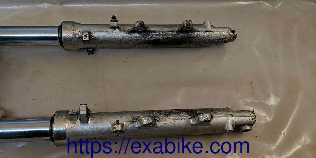 front fork Yamaha FZR 1000 - photo 3
