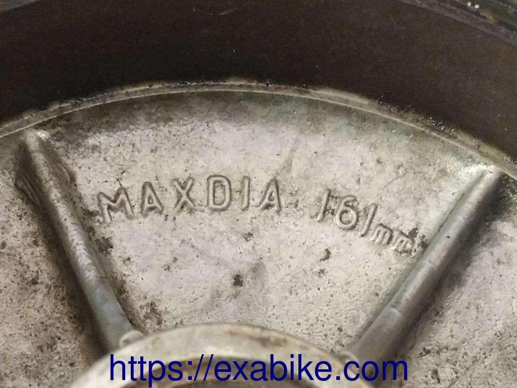 moyeu de roue avant (diam 161) Voir la photo ou référence modele a identifier - photo 3
