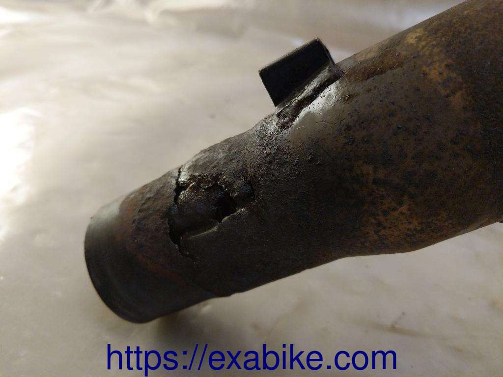 exhaust collector Yamaha YZF 750 - photo 6