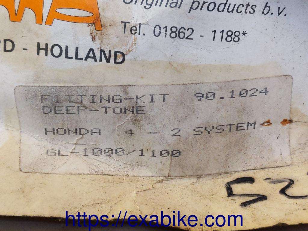 exhaust stays, marshall Honda GL 1000 - photo 2