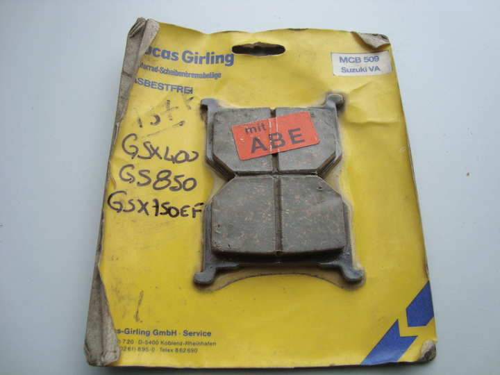 pad set  new Suzuki GSX 750 - photo 1