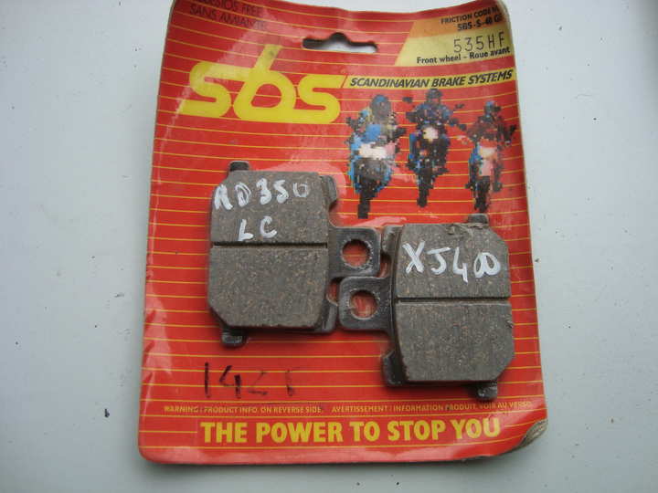 pad set  new Yamaha XJ 400 - photo 1